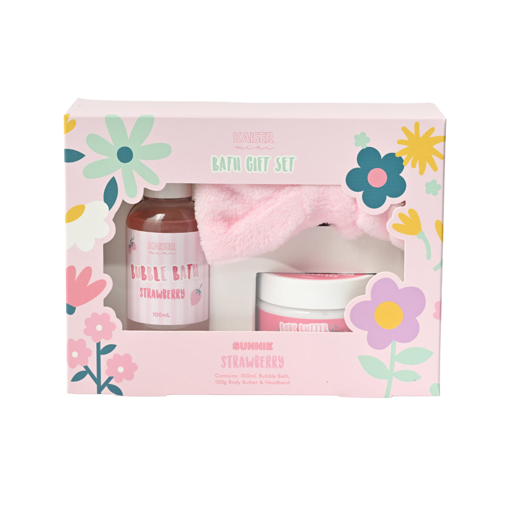 Sunnie Series Bath Gift Set 3pk - STRAWBERRY